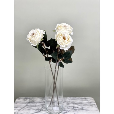 Künstliche Rosen 3 Stück ohne Vase