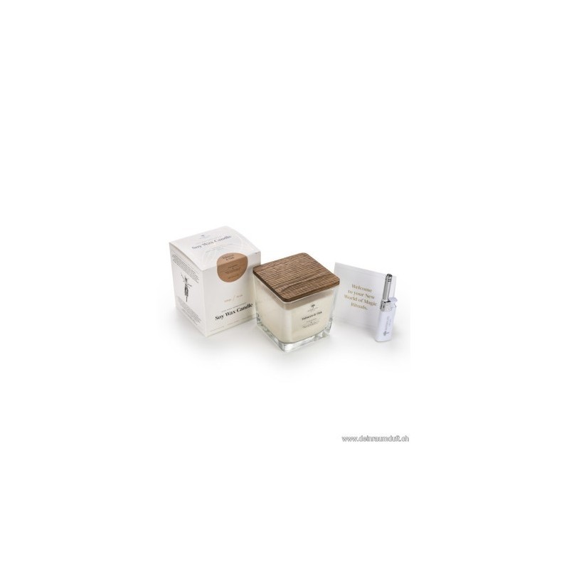 Sojawachskerze "Tobacco & Oak" 4
