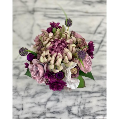 Kleines Kunstblumen Arrangement in einer Vase xx266 3