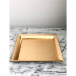 Plastikteller mit Gold-Lakierung 2 St. Set