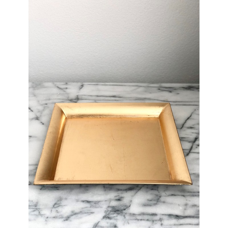 Plastikteller mit Gold-Lakierung 2 St. Set