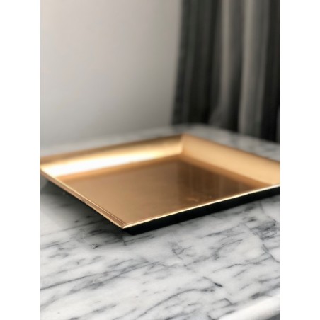 Plastikteller mit Gold-Lakierung 2 St. Set 2