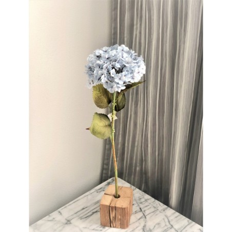 Künstliche "Real Touch" Hortensia ca. 75 cm (Sky Blue)