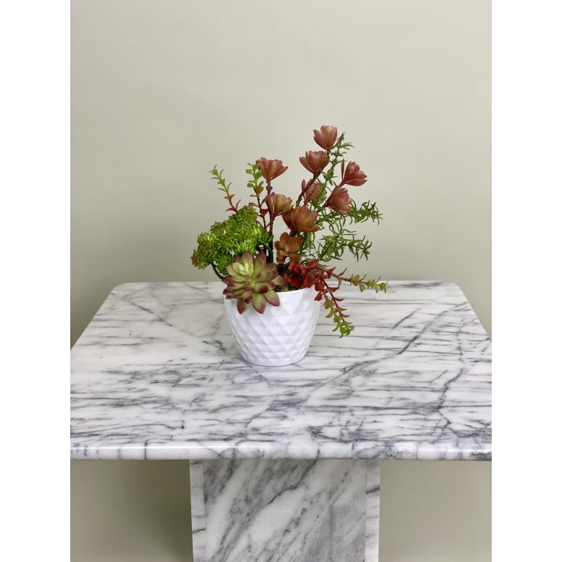 Arrangement mit Sukkulenten in einer Vase 4