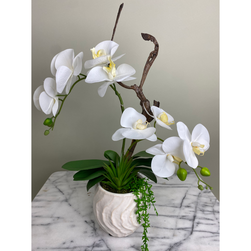 Künstliche Orchidee im Topf 2