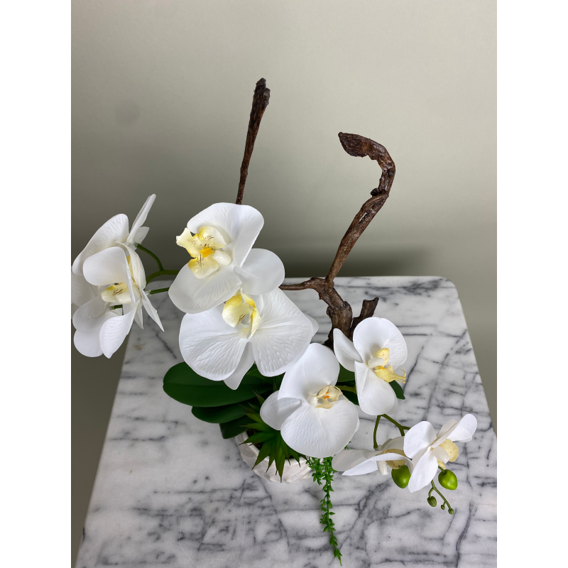 Künstliche Orchidee im Topf 3