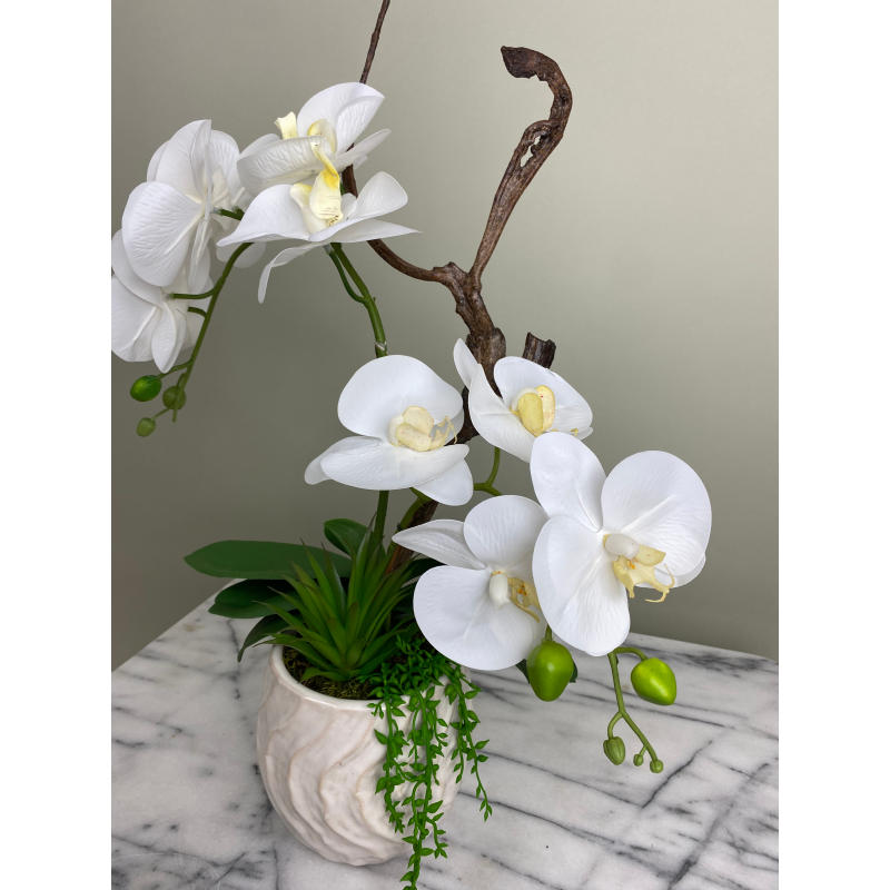Künstliche Orchidee im Topf 5