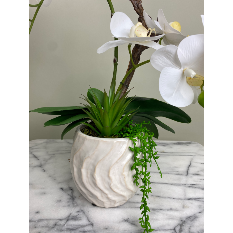Künstliche Orchidee im Topf 7