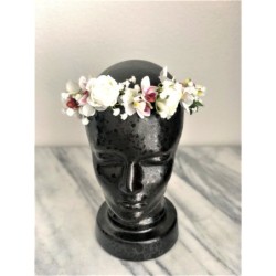 Flower Crown - Kunstblumen Krone mit Orchideen 2