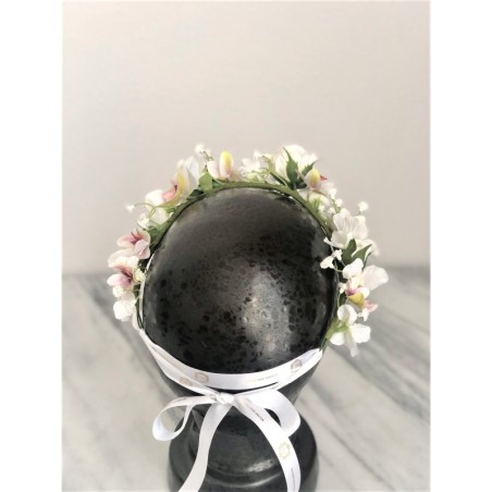 Flower Crown - Kunstblumen Krone mit Orchideen 4