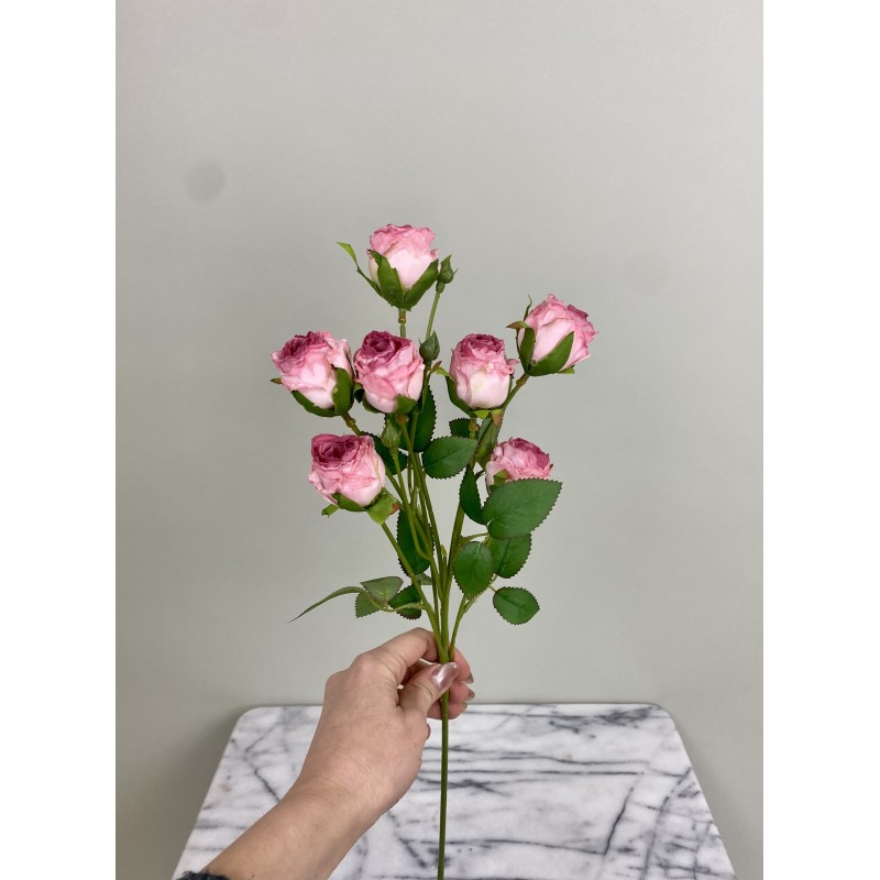 Rosenzweig in Dry Look mit einer Länge von 55 cm