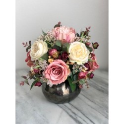 Kunstblumen Arrangement in einer Vase xx218