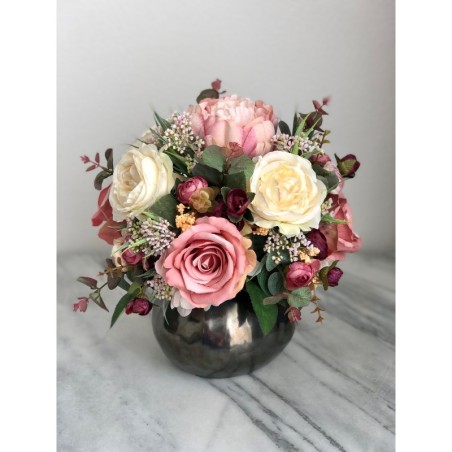 Kunstblumen Arrangement in einer Vase xx218