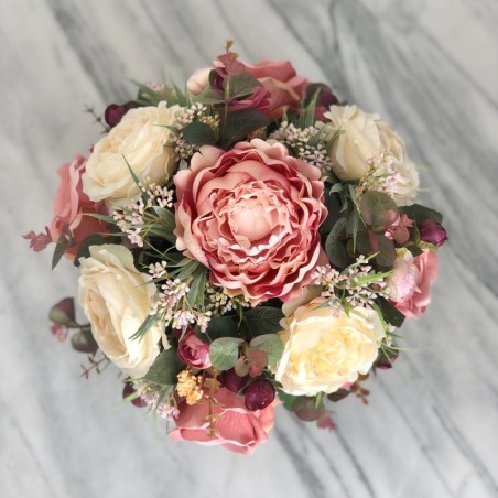 Kunstblumen Arrangement in einer Vase xx218 4