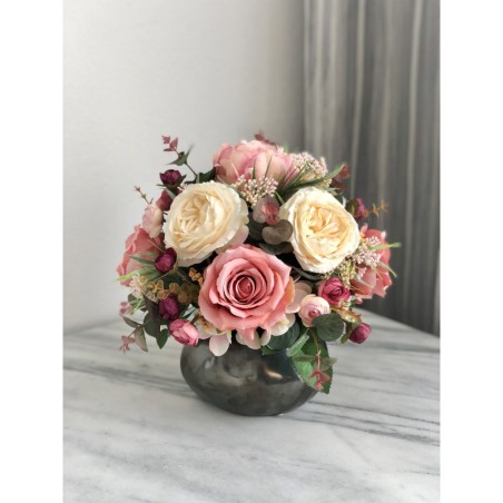 Kunstblumen Arrangement in einer Vase xx218 5