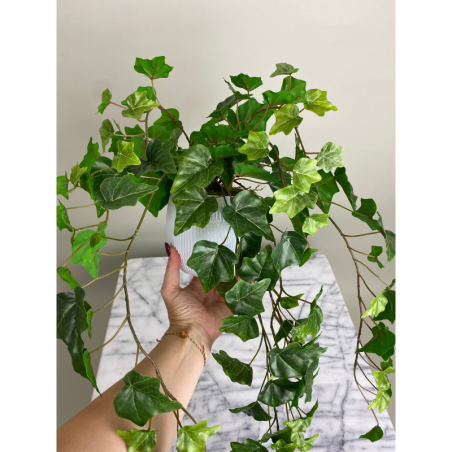 Künstlicher Efeu im Topf – immergrüne Hängepflanze 5