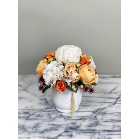 Kunstblumen Arrangement in einer Vase xx214