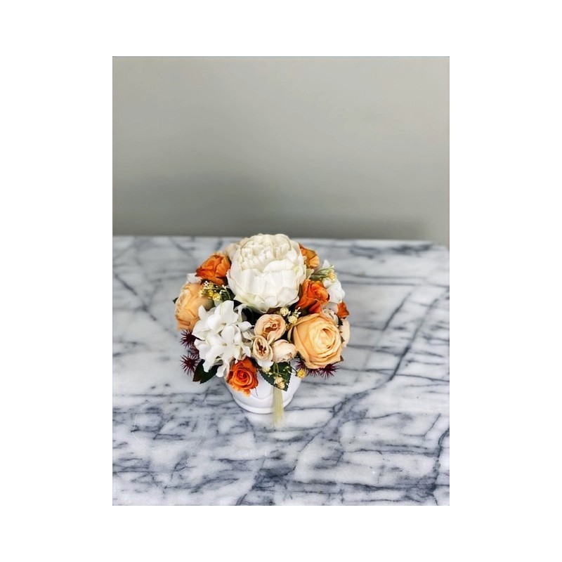 Kunstblumen Arrangement in einer Vase xx214 3