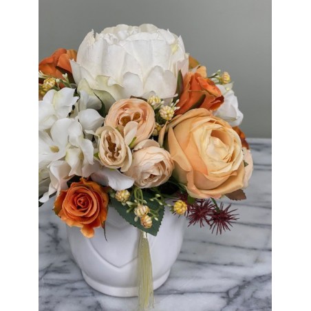 Kunstblumen Arrangement in einer Vase xx214 4