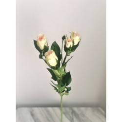 Künstlicher Rosenzweig (Vanille Farbe) ca. 69 cm