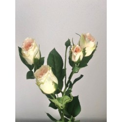 Künstlicher Rosenzweig (Vanille Farbe) ca. 69 cm 2